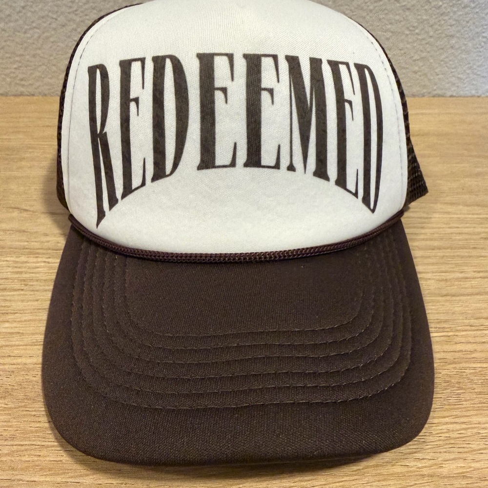 GLO Redeemed Brown Trucker Hat